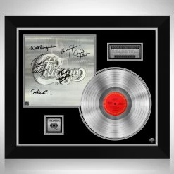 RARE-T Chicago Self Titled Platinum LP Limited Signature Edition Studio Licensed Custom Frame