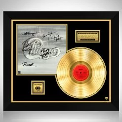 RARE-T Chicago Self Titled Gold LP Limited Signature Edition Studio Licensed Custom Frame Limited Edition Frames