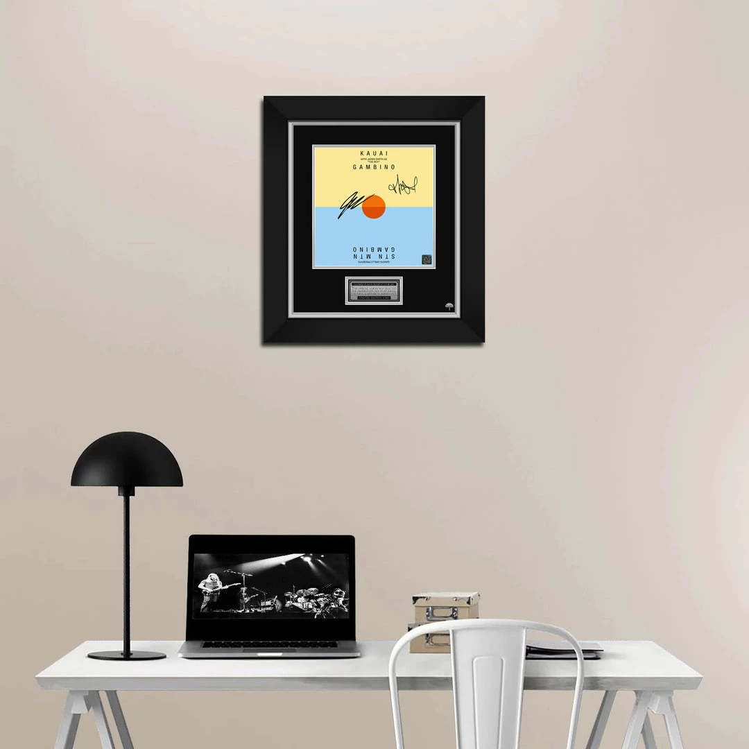 RARE-T Childish Gambino - STN MTN / Kauai LP Cover Limited Signature Edition Studio Licensed Custom Frame Limited Edition Frames