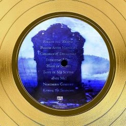 RARE-T Children Of Bodom - Follow The Reaper Gold LP Limited Signature Edition Studio Licensed Custom Frame Limited Edition Frames