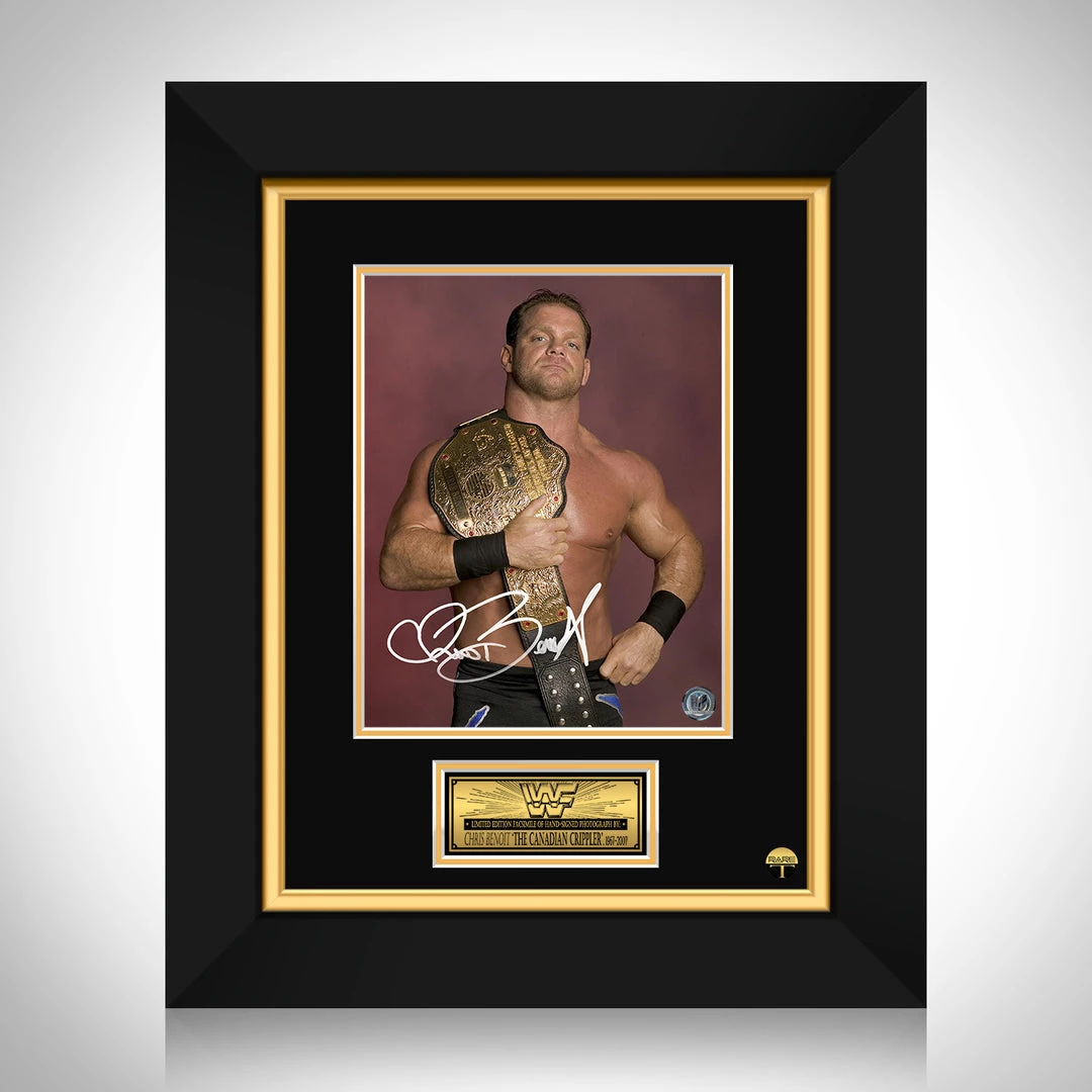 RARE-T Limited Edition Frames WWE - Chris Benoit Photo Limited Signature Edition Studio Licensed Custom Frame 1 RARE-T Limited Edition Frames WWE - Chris Benoit Photo Limited Signature Edition Studio Licensed Custom Frame