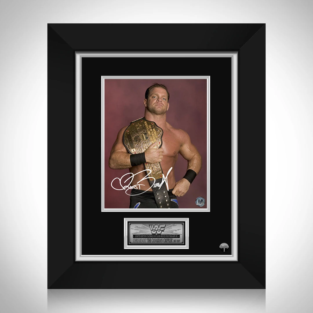 RARE-T Limited Edition Frames WWE - Chris Benoit Photo Limited Signature Edition Studio Licensed Custom Frame 8 RARE-T Limited Edition Frames WWE - Chris Benoit Photo Limited Signature Edition Studio Licensed Custom Frame