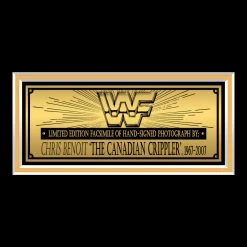 RARE-T Limited Edition Frames WWE - Chris Benoit Photo Limited Signature Edition Studio Licensed Custom Frame 12 RARE-T Limited Edition Frames WWE - Chris Benoit Photo Limited Signature Edition Studio Licensed Custom Frame