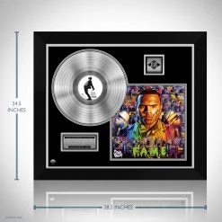RARE-T Limited Edition Frames Chris Brown - F.A.M.E. Platinum LP Limited Signature Edition Studio Licensed Custom Frame 12 RARE-T Limited Edition Frames Chris Brown - F.A.M.E. Platinum LP Limited Signature Edition Studio Licensed Custom Frame