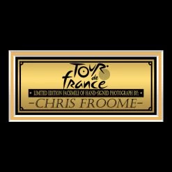 RARE-T Limited Edition Frames Tour De France - Chris Froome Photo Limited Signature Edition Studio Licensed Custom Frame