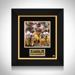 RARE-T Sports Memorabilia Washington Redskins - Chris Hanburger Limited Signature Edition Studio Licensed Photo Custom Frame