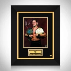 RARE-T Chris Jericho Limited Signature Edition Studio Licensed Photo Custom Frame Sports Memorabilia