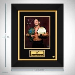 RARE-T Chris Jericho Limited Signature Edition Studio Licensed Photo Custom Frame Sports Memorabilia