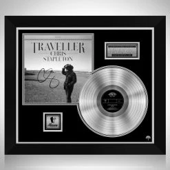 RARE-T Limited Edition Frames Chris Stapleton - Traveller Platinum LP Limited Signature Edition Studio Licensed Custom Frame