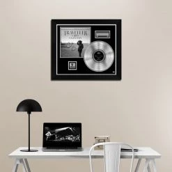 RARE-T Limited Edition Frames Chris Stapleton - Traveller Platinum LP Limited Signature Edition Studio Licensed Custom Frame