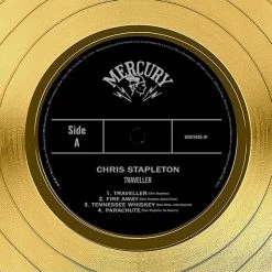 RARE-T Limited Edition Frames Chris Stapleton Traveller Gold LP Limited Signature Edition Studio Licensed Custom Frame 12 RARE-T Limited Edition Frames Chris Stapleton Traveller Gold LP Limited Signature Edition Studio Licensed Custom Frame