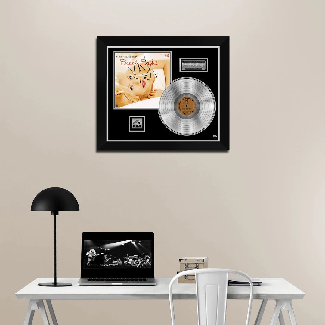 RARE-T Limited Edition Frames Christina Aguilera - Back To Basics Platinum LP Limited Signature Edition Studio Licensed Custom Frame 2 RARE-T Limited Edition Frames Christina Aguilera - Back To Basics Platinum LP Limited Signature Edition Studio Licensed Custom Frame