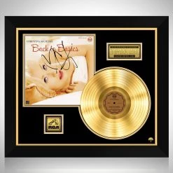 RARE-T Christina Aguilera - Back To Basics Gold LP Limited Signature Edition Studio Licensed Custom Frame