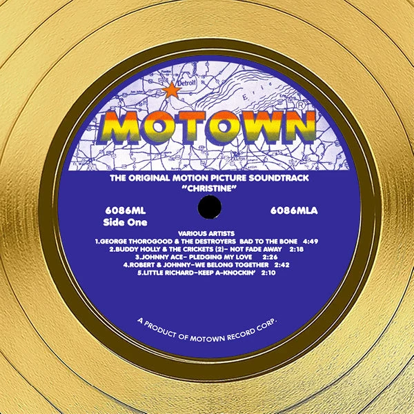 RARE-T Christine - Original Motion Picture Soundtrack Gold LP Limited Signature Edition Studio Licensed Custom Frame Limited Edition Frames 4 RARE-T Christine - Original Motion Picture Soundtrack Gold LP Limited Signature Edition Studio Licensed Custom Frame Limited Edition Frames