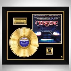 RARE-T Christine - Original Motion Picture Soundtrack Gold LP Limited Signature Edition Studio Licensed Custom Frame Limited Edition Frames