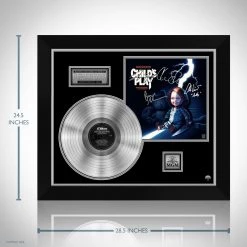 RARE-T Child's Play - Soundtrack Platinum LP Limited Signature Edition Studio Licensed Custom Frame