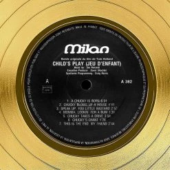 RARE-T Child's Play Soundtrack Gold LP Limited Signature Edition Studio Licensed Custom Frame 14 RARE-T Child's Play Soundtrack Gold LP Limited Signature Edition Studio Licensed Custom Frame