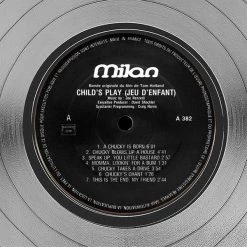 RARE-T Child's Play - Soundtrack Platinum LP Limited Signature Edition Studio Licensed Custom Frame