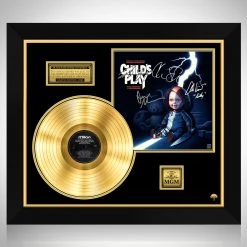 RARE-T Child's Play Soundtrack Gold LP Limited Signature Edition Studio Licensed Custom Frame