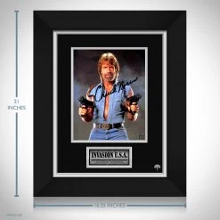 RARE-T Invasion U.S.A. Photo Limited Signature Edition Studio Licensed Custom Frame