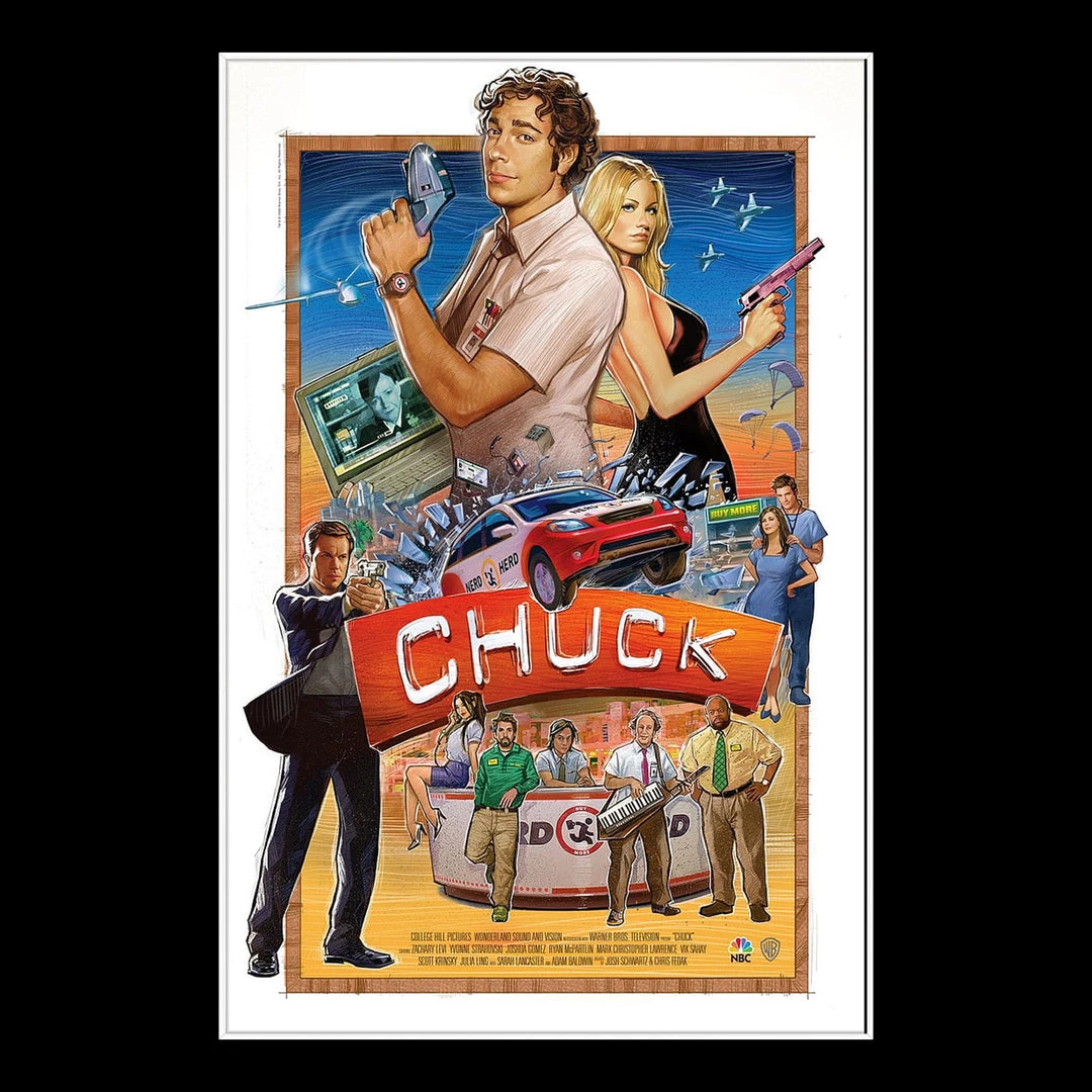 RARE-T Chuck Script Limited Signature Edition Studio Licensed Custom Frame Limited Edition Frames 9 RARE-T Chuck Script Limited Signature Edition Studio Licensed Custom Frame Limited Edition Frames