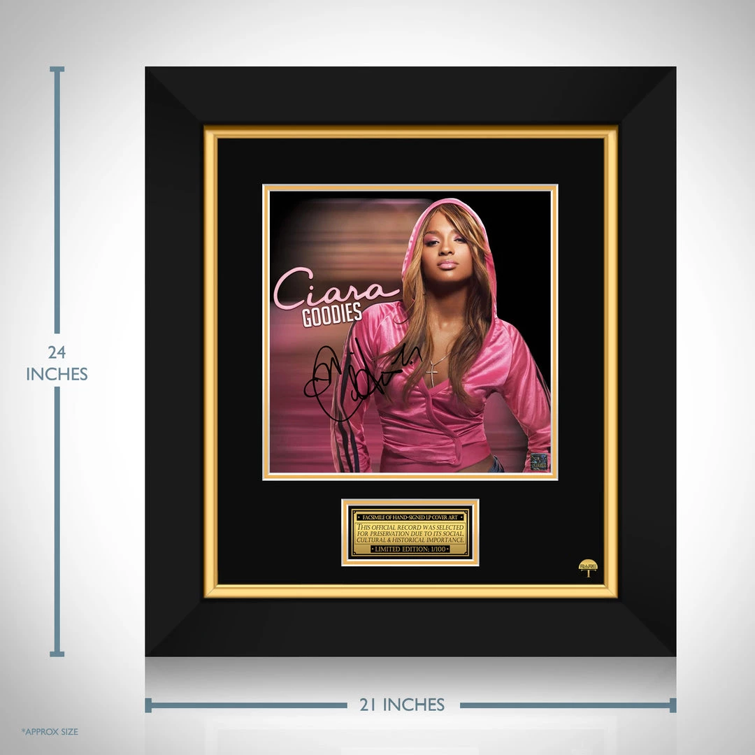 RARE-T Limited Edition Frames Ciara - Goodies LP Cover Limited Signature Edition Studio Licensed Custom Frame 3 RARE-T Limited Edition Frames Ciara - Goodies LP Cover Limited Signature Edition Studio Licensed Custom Frame