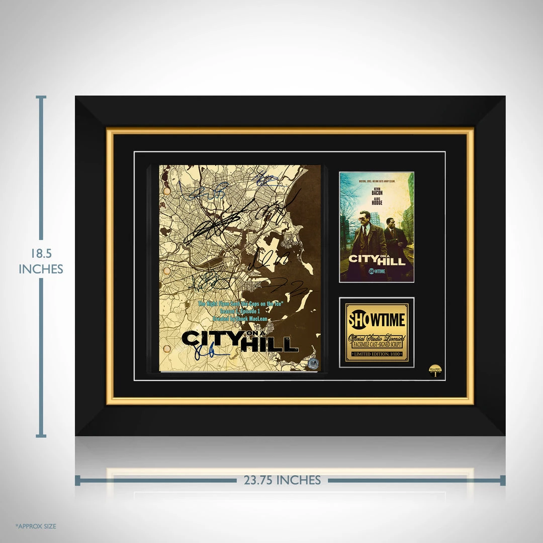 RARE-T NEW City On The Hill Script Limited Signature Edition Studio Licensed Custom Frame 3 RARE-T NEW City On The Hill Script Limited Signature Edition Studio Licensed Custom Frame