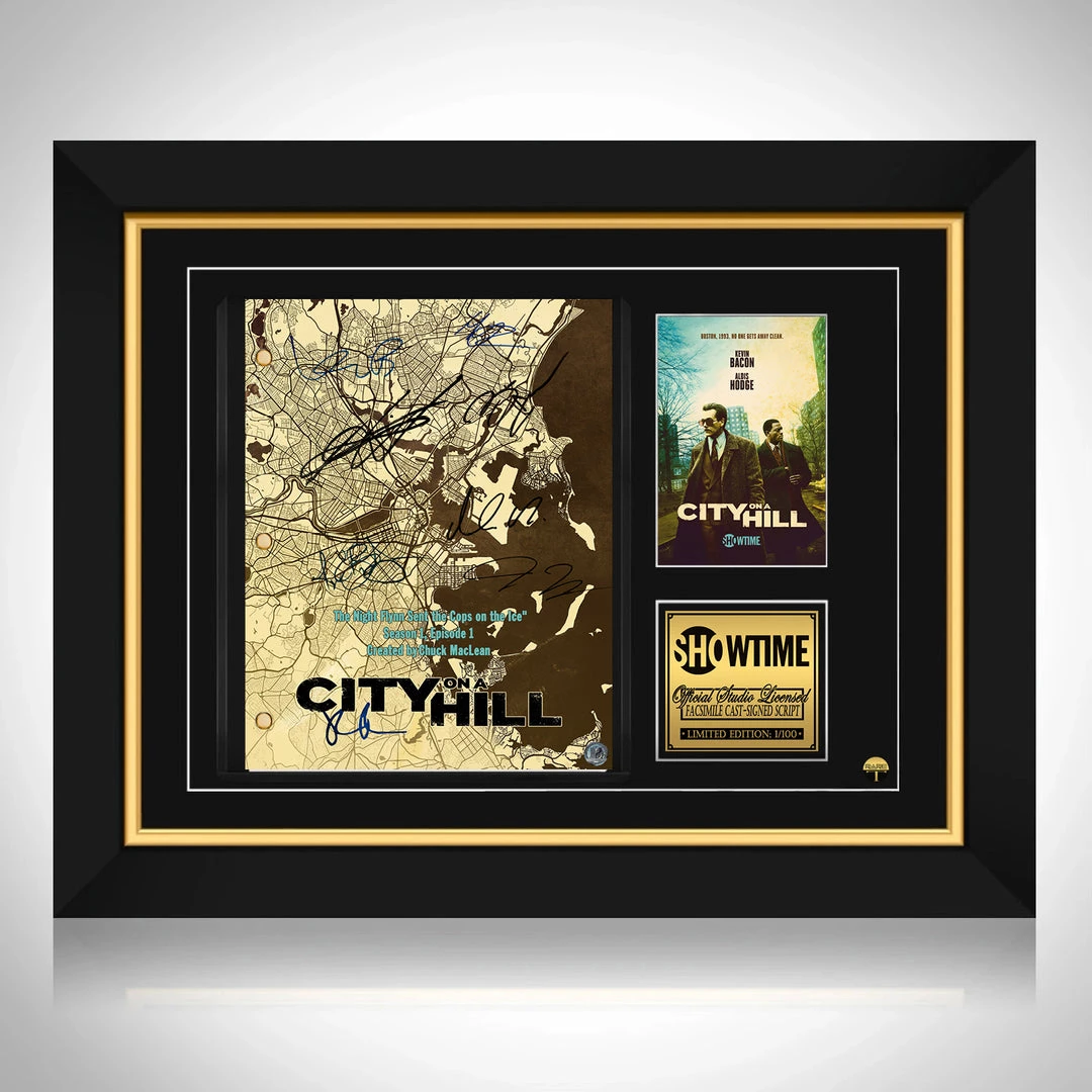 RARE-T NEW City On The Hill Script Limited Signature Edition Studio Licensed Custom Frame 1 RARE-T NEW City On The Hill Script Limited Signature Edition Studio Licensed Custom Frame