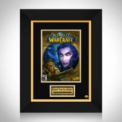 RARE-T Limited Edition Frames Classic World Of Warcraft Game Cover Art Photo Limited Signature Edition Studio Licensed Custom Frame