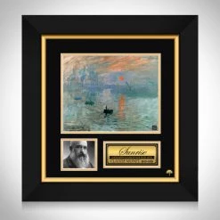 RARE-T Claude Monet Limited Signature Edition Studio Licensed Photo Custom Frame Limited Edition Frames
