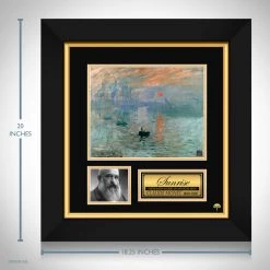RARE-T Claude Monet Limited Signature Edition Studio Licensed Photo Custom Frame Limited Edition Frames