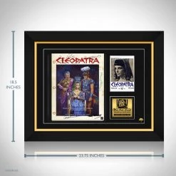 RARE-T Cleopatra 1963 Transcript Limited Signature Edition Studio Licensed Custom Frame 13 RARE-T Cleopatra 1963 Transcript Limited Signature Edition Studio Licensed Custom Frame