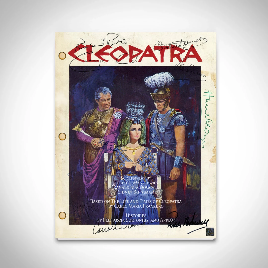 RARE-T Cleopatra 1963 Transcript Limited Signature Edition Studio Licensed Custom Frame 4 RARE-T Cleopatra 1963 Transcript Limited Signature Edition Studio Licensed Custom Frame