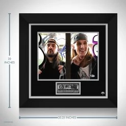 PPC Clerks - Beckett Certified Hand-Signed Photo By Jason Mewes & Kevin Smith Custom Frame Signed Memorabilia