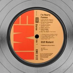 RARE-T Limited Edition Frames Cliff Richard - I'm Nearly Famous Platinum LP Limited Signature Edition Studio Licensed Custom Frame 14 RARE-T Limited Edition Frames Cliff Richard - I'm Nearly Famous Platinum LP Limited Signature Edition Studio Licensed Custom Frame