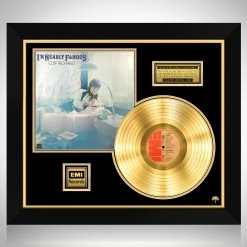 RARE-T Limited Edition Frames Cliff Richard - I'm Nearly Famous Gold LP Limited Signature Edition Studio Licensed Custom Frame