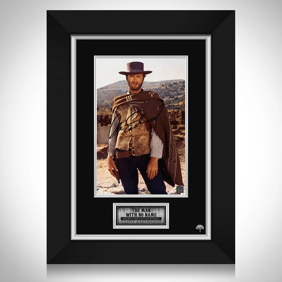 RARE-T The Man With No Name Clint Eastwood Photo Limited Signature Edition Studio Licensed Custom Frame 1 RARE-T The Man With No Name Clint Eastwood Photo Limited Signature Edition Studio Licensed Custom Frame