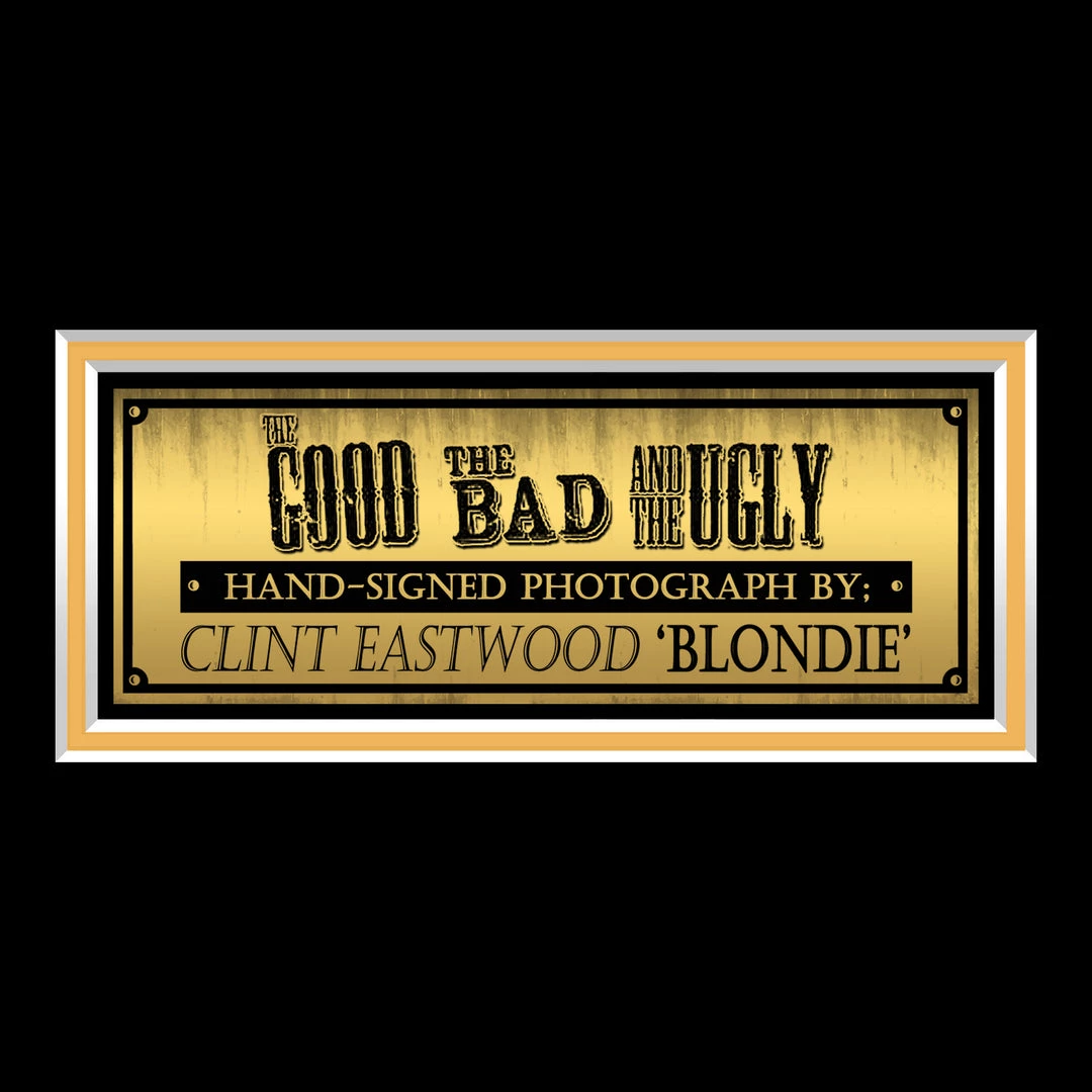 PPC Signed Memorabilia The Good The Bad And The Ugly - PSA/DNA Certified Hand-Signed Photograph By Clint Eastwood Custom Frame 5 PPC Signed Memorabilia The Good The Bad And The Ugly - PSA/DNA Certified Hand-Signed Photograph By Clint Eastwood Custom Frame