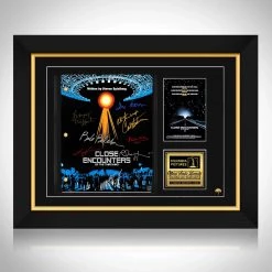 RARE-T Close Encounters Of The Third Kind Script Limited Signature Edition Studio Licensed Custom Frame Limited Edition Frames