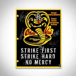 RARE-T Cobra Kai Transcript Limited Signature Edition Studio Licensed Custom Frame