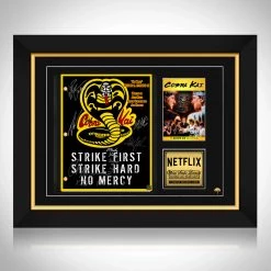 RARE-T Cobra Kai Transcript Limited Signature Edition Studio Licensed Custom Frame