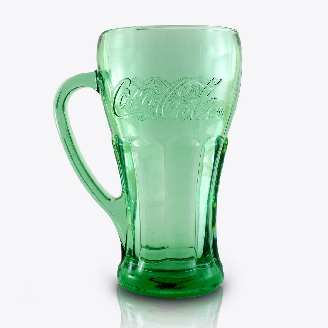Jonathan Coca-Cola- Vintage Green Coca-Cola Glass - 14.5 Oz Genuine Mug By Libbey 1 Jonathan Coca-Cola- Vintage Green Coca-Cola Glass - 14.5 Oz Genuine Mug By Libbey