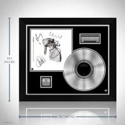 RARE-T Coldplay - A Rush Of Blood To The Head Platinum LP Limited Signature Edition Studio Licensed Custom Frame Limited Edition Frames