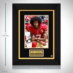 RARE-T San Francisco 49ers - Colin Kaepernick Photo Limited Signature Edition Studio Licensed Custom Frame Sports Memorabilia