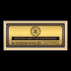 RARE-T Limited Edition Frames Colin Powell Photo Limited Signature Edition Studio Licensed Custom Frame 11 RARE-T Limited Edition Frames Colin Powell Photo Limited Signature Edition Studio Licensed Custom Frame