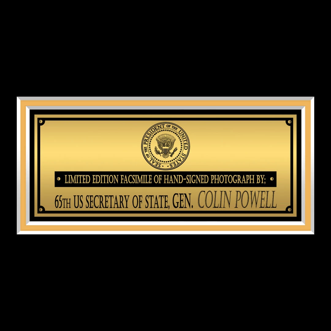 RARE-T Limited Edition Frames Colin Powell Photo Limited Signature Edition Studio Licensed Custom Frame 5 RARE-T Limited Edition Frames Colin Powell Photo Limited Signature Edition Studio Licensed Custom Frame