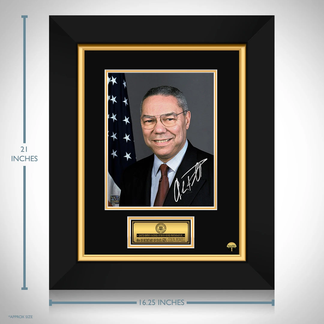 RARE-T Limited Edition Frames Colin Powell Photo Limited Signature Edition Studio Licensed Custom Frame 3 RARE-T Limited Edition Frames Colin Powell Photo Limited Signature Edition Studio Licensed Custom Frame