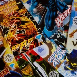 RARE-T Game Room Limited Edition Dc Vintage Chess Set With 32 Numbered Eagle Moss Figures & Comic Books.