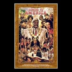 RARE-T Coming To America Transcript Limited Signature Edition Studio Licensed Custom Frame