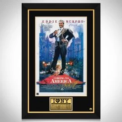 RARE-T Limited Edition Frames Coming To America Mini Poster Limited Signature Edition Studio Licensed Custom Frame